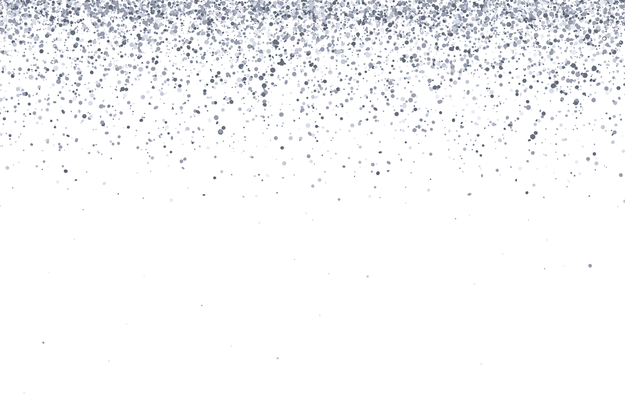 Silver Glitter Confetti Background