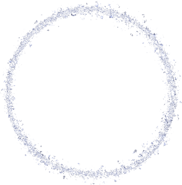 Silver glitter circle