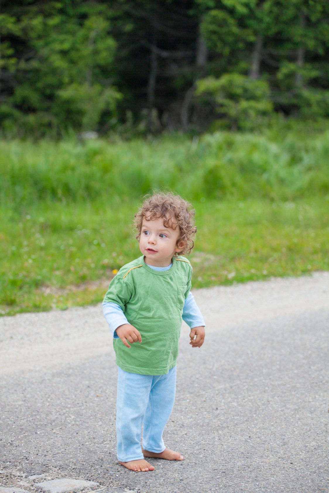 1 year old baby boy portrait